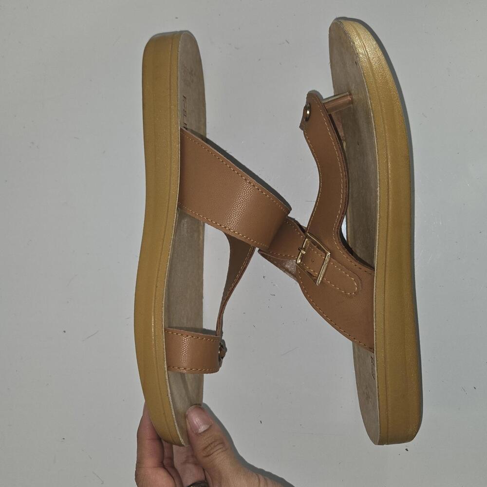 0281 Flite PUL-82 Womens Flat Tan Daily Wear Sandal Size 8 - Picture 6 of 9
